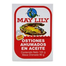 OSTIONES AHUMADOS EN ACEITE MAY LILY 105 GRS