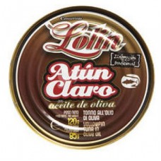 ATUN CLARO EN ACEITE DE OLIVA LOLIN 120 GRS