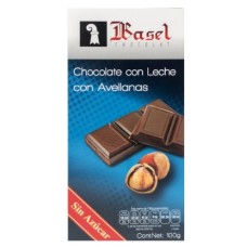 AVELLANAS CON CHOCOLATE SIN AZUCAR BASEL 240 GRS